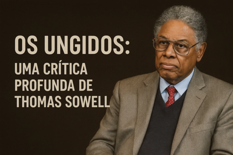 Capa do livro Os Ungidos de Thomas Sowell – Crítica às políticas progressistas