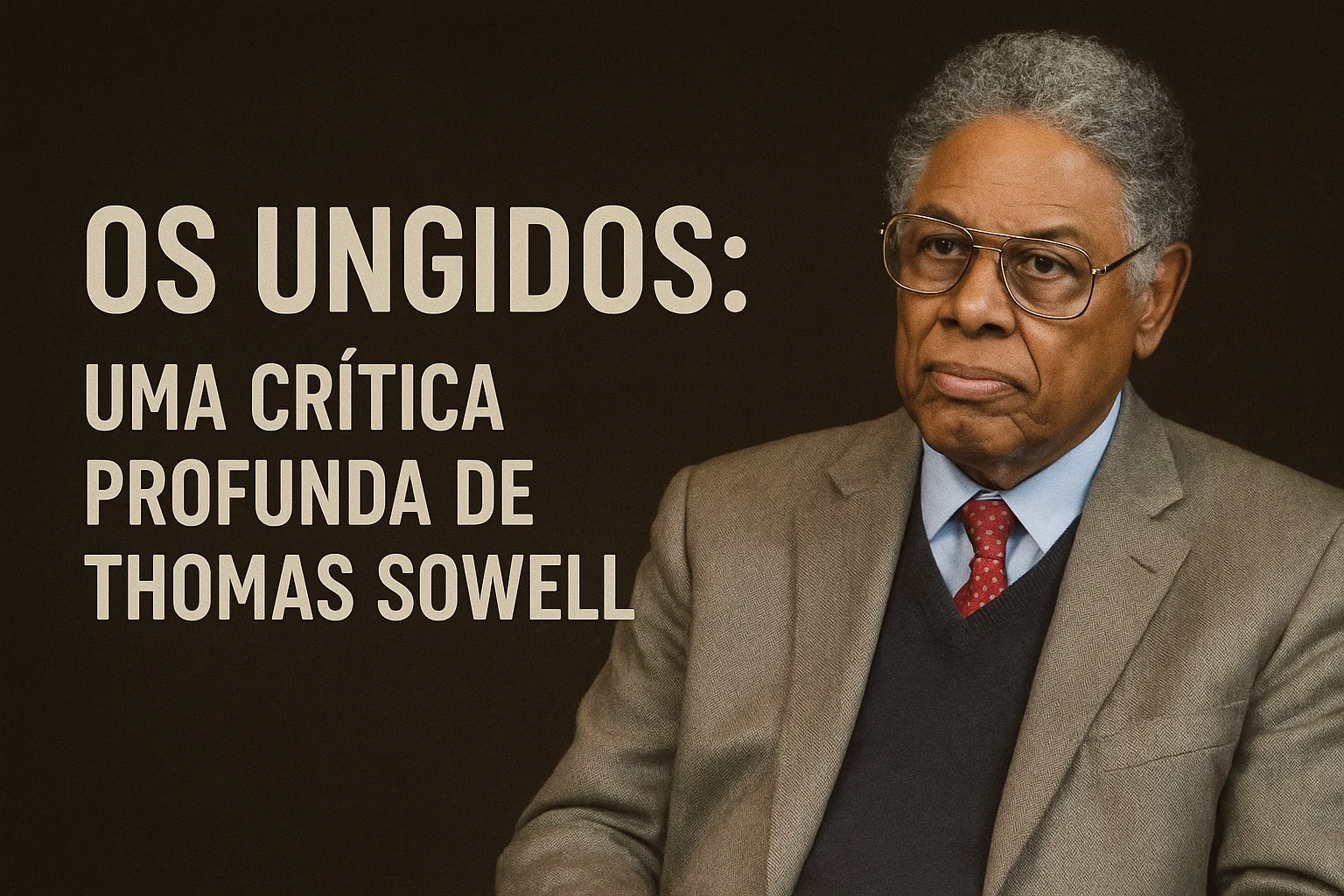 Capa do livro Os Ungidos de Thomas Sowell – Crítica às políticas progressistas