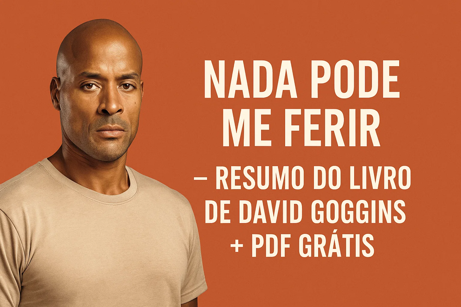 "Capa do livro Nada Pode Me Ferir de David Goggins"